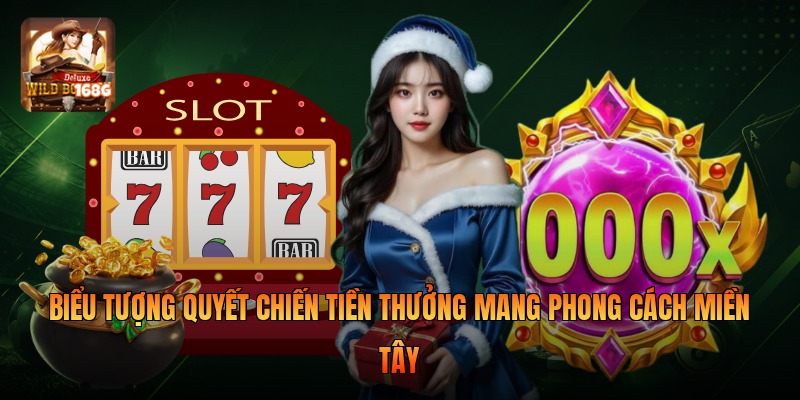 Biểu tượng quyết chiến tiền thưởng mang phong cách miền Tây